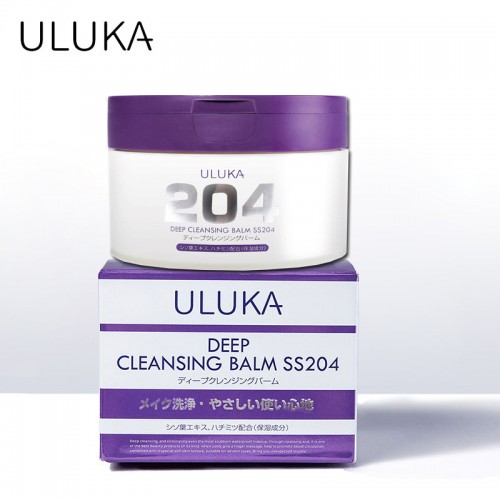 日本ULUKA紫蘇淨肌卸妝膏溫和深層清潔去黑頭敏感肌適用 90g